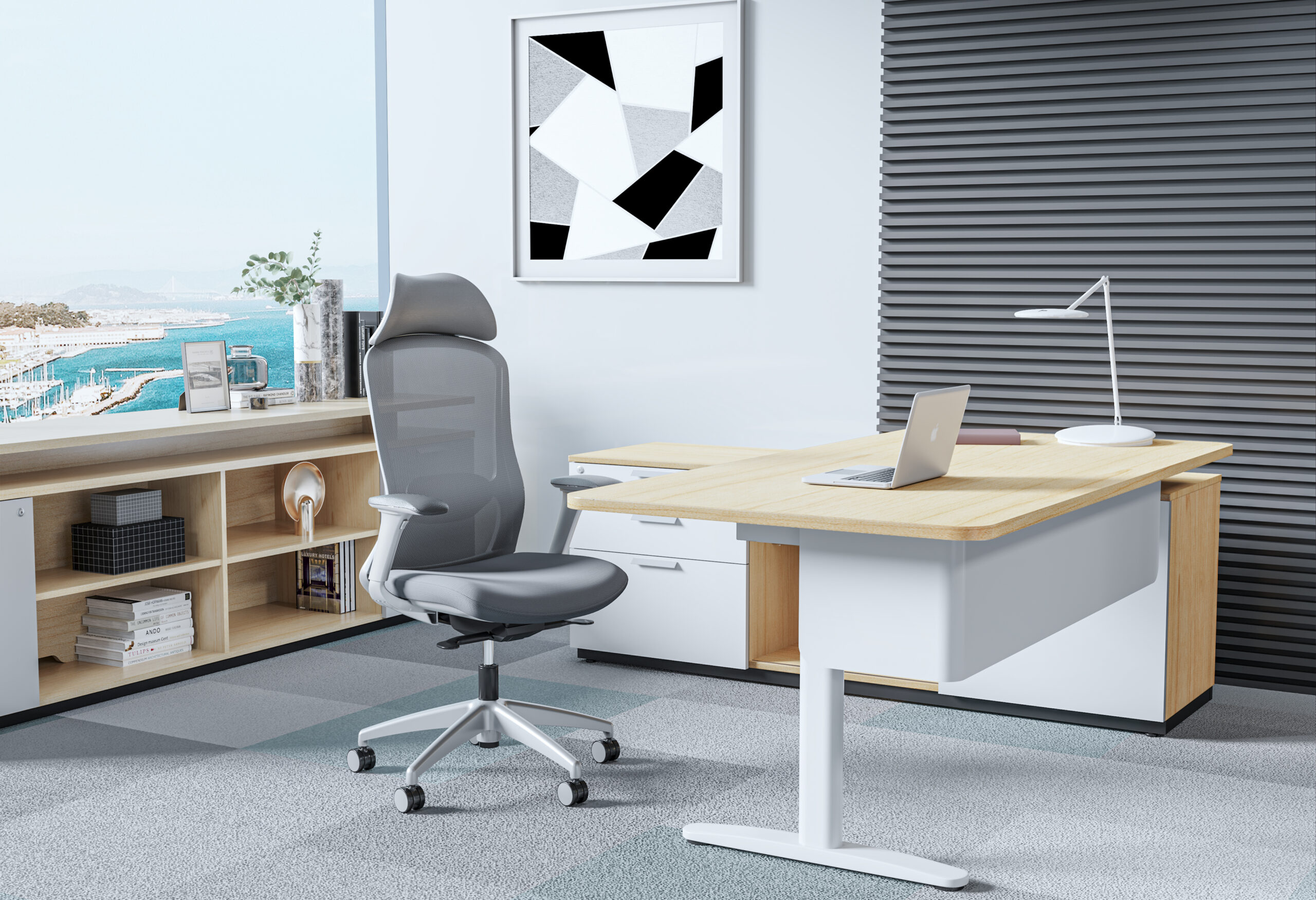 office furniture lamex 3d rendering