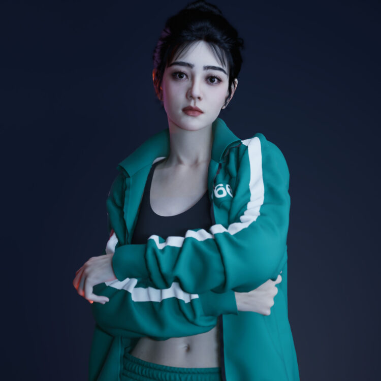 小V digitial human metahuman squid game