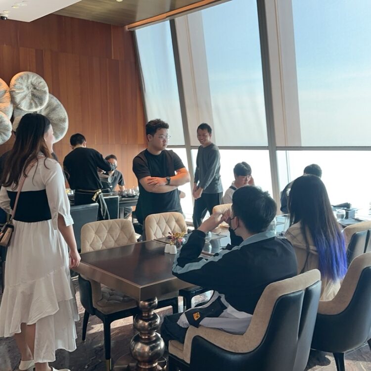 WEDO gathering St. Regis buffet